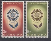 1964, Lucembursko, 0697/0698, EUROPA ✶✶