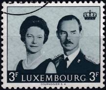 1964, Lucembursko, 0701, Nástup velkovévody Jana na trůn  ⊙