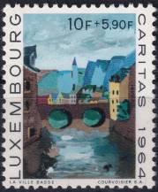 1964, Lucembursko, 0708, Caritas: Dolní město  ✶✶