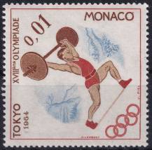 1964, Monako, 0784, Letní olympijské hry, Tokyo - Vzpírání ✶