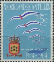 1964, Nizozemské Antily, 0146, 10 let od zavedení Statutů Království Nizozemska ∗∗