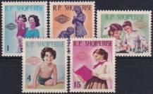 1965, Albánie, 0949/0953, Mezinárodní den dětí ✶