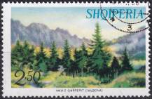 1965, Albánie, 927,  Krásy Albánie: Hadí jeskyně u Valbony ⊙