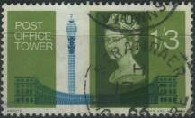 1965, Anglie, 0403, Otevření poštovní telekomunikační věže v Londýně ⊙