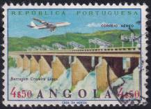 1965, Angola, 0518, ✈ Výplatní: stavby - přehrada Craveiro Lopes ⊙