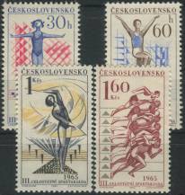 1965, ČSR II, 1444/1447, III. celostátní spartakiáda ∗∗