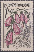 1965, ČSR II, 1492, Léčivé rostliny: Náprstník červený, ⊙