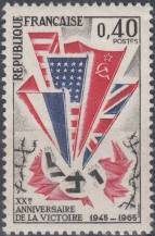 1965, Francie, 1509, 20. výročí vítězství ∗∗