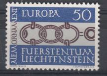 1965, Lichtenstein, 0454, EUROPA, **
