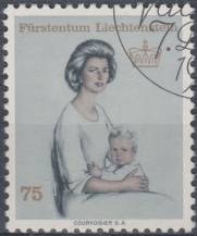 1965, Lichtenštejnsko, 0459, Kněžna Gina ⊙