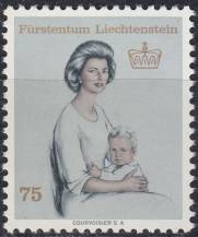 1965, Lichtenštejnsko, 0459, Kněžna Gina ∗∗ 