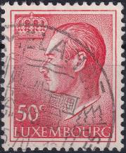 1965, Lucembursko, 0710x, Výplatní známka: Velkovévoda Jan  ⊙