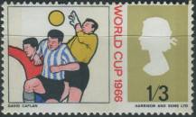 1966, Anglie, 0424y, Mistrovství světa ve fotbale, Anglie: Hráči fotbalu ∗∗