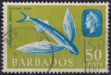 1966, Barbados, 0246Y, Výplatní: Mořská zvířata - Hirundichtys affinis ⊙