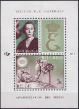 1966, Belgie, A035, Královna Alžběta ✶✶