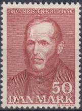 1966, Dánsko, 0441, 150. výročí narození Christena Mikelsena Kolda, **