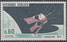 1966, Francie, 1539, Start Satelitu D1, **