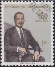 1966, Lichtenštejnsko, 0464, 60. narozeniny knížete Františka Josefa II. ⊙