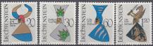 1966, Lichtenštejnsko, 0465/0468, Znaky (III) ∗∗