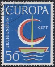 1966, Lichtenštejnsko, 0469, EUROPA ⊙