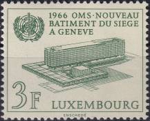 1966, Lucembursko, 0724, Slavnostní otevření nové úřední budovy Světové zdravotnické organizace (WHO) v Ženevě   ✶✶
