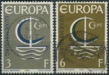 1966, Lucembursko, 0733/0734, EUROPA ⊙