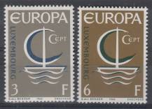 1966, Lucembursko, 0733/0734, EUROPA ✶✶