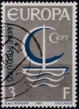 1966, Lucembursko, 0733, EUROPA  ⊙