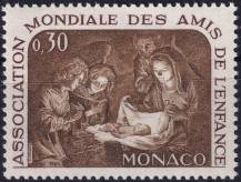 1966, Monako, 0823, Světové společenství přátel dětí  ✶✶