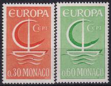 1966, Monako, 0835/0836, EUROPA ✶✶