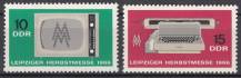1966, NDR, 1204/1205, Lipské podzimní veletrhy, **