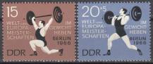 1966, NDR, 1210/1211, Mistrovství světa a Evropy ve vzpírání, **