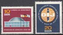 1966, NDR, 1212/1213, Kongres Mezinárodní organizace novinářů (OIJ), Berlín, **