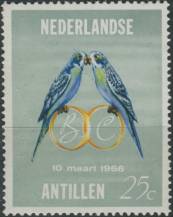 1966, Nizozemské Antily, 0164, Svatba princezny Beatrix s Clausem von Amsberg ∗∗