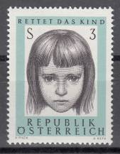 1966, Rakousko, 1222, 10 let Rakouské společnosti Ochrana dětí, **