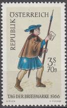 1966, Rakousko, 1229, Den poštovní známky, **