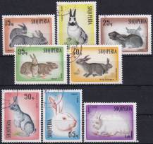 1967, Albánie, 1193/1200, Zajíci a králíci ⊙