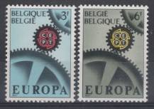 1967, Belgie, 1472/1473, EUROPA, **