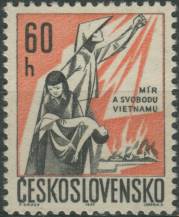 1967, ČSR II, 1582, Mír a svobodu Vietnamu ∗∗