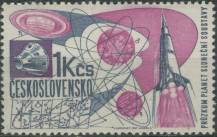 1967, ČSR II, 1597, Výzkum vesmíru: Raketa Saturn ∗∗