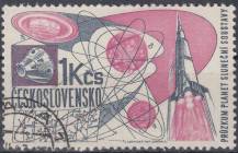 1967, ČSR II, 1597, Výzkum vesmíru: Raketa Saturn, ⊙