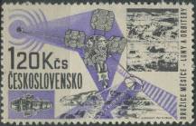 1967, ČSR II, 1598, Výzkum vesmíru: Měsíční sonda Lunar Orbiter ∗∗