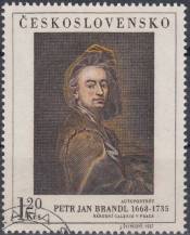 1967, ČSR II, 1650, Umění: P. Brandl - Vlastní podobizna, ⊙