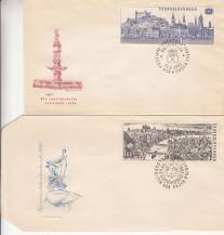 1967, ČSR II, FDC04A-D/67, Rok mezinárodního cestovníhu ruchu