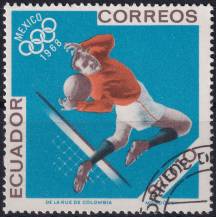 1967, Ekvádor, 1325, Letní olympijské hry Mexiko (II) (1968): Fotbal ⊙