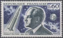 1967, Francie, 1583, 10. výročí úmrtí Robeta Esnaulta-Pelterie, **