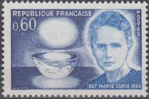 1967, Francie, 1600, 100. výročí narození Marie Curie-Sklodowské ∗∗