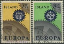 1967, Island, 0409/0410, EUROPA ⊙