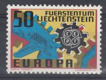 1967, Lichtenstein, 0474, EUROPA, **