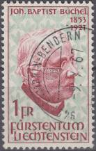 1967, Lichtenštejnsko, 0480, 40. výročí úmrtí Johanna Baptisty Büchela ⊙